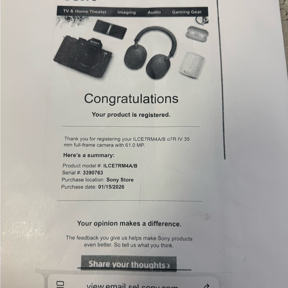 Sony Alpha a7R III Mirrorless Camera - Black with Accessories - Picture 4 of 7